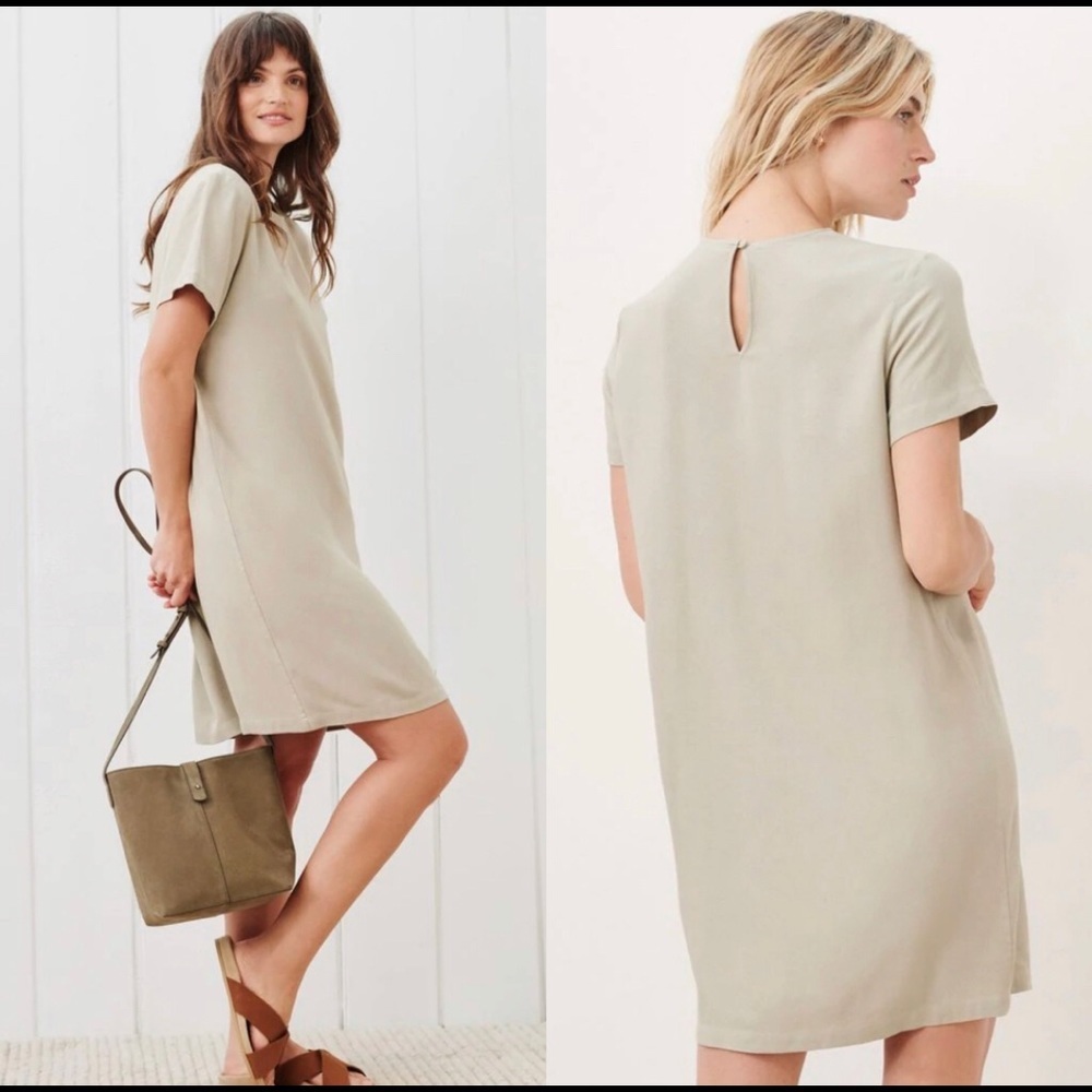 NWT Jenni Kayne Crepe T Shirt Dress Size:S
